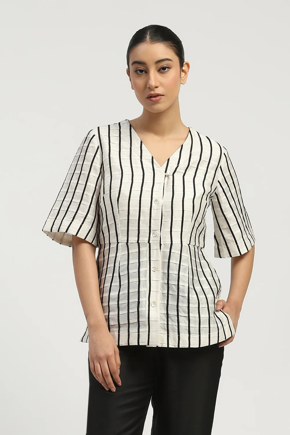Pleat & Tape Top
