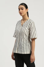 Pleat & Tape Top