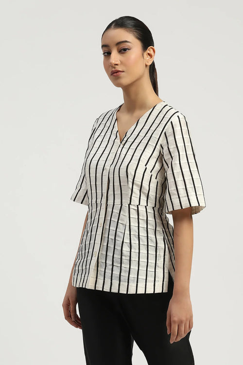 Pleat & Tape Top