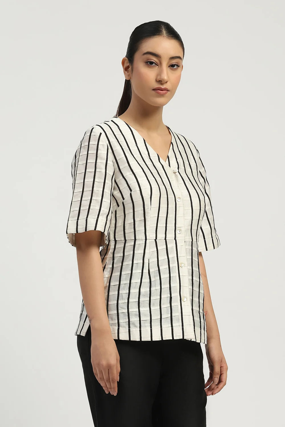 Pleat & Tape Top