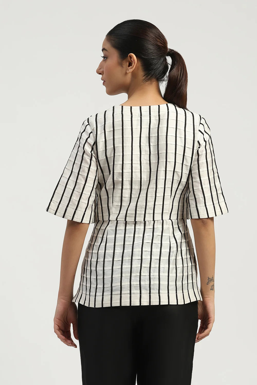 Pleat & Tape Top
