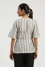 Pleat & Tape Top