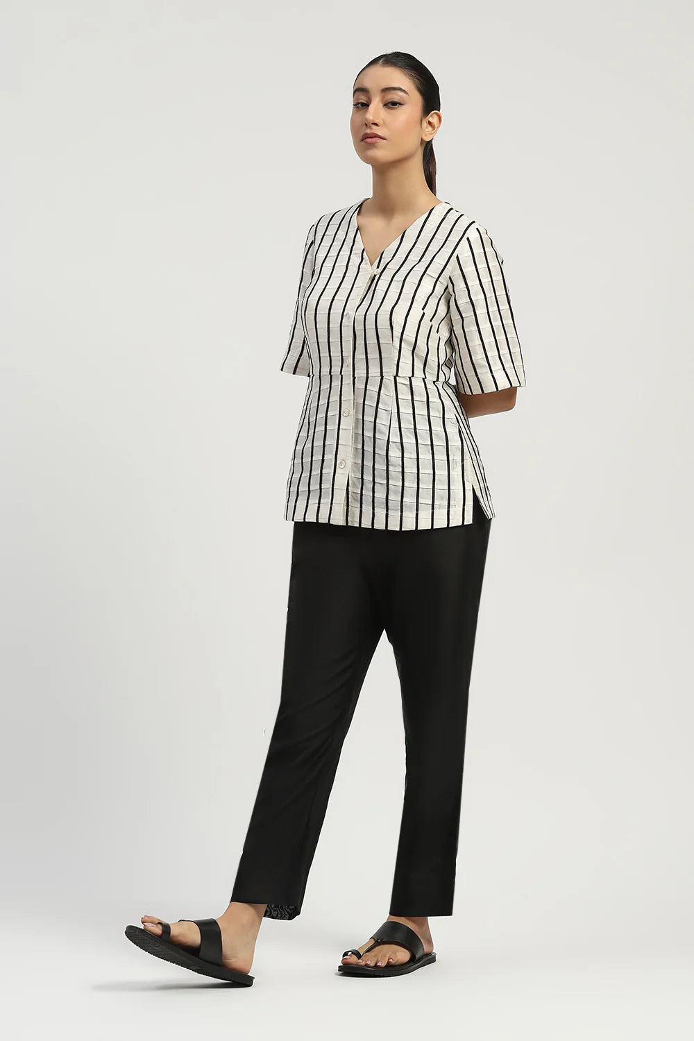 Pleat & Tape Top