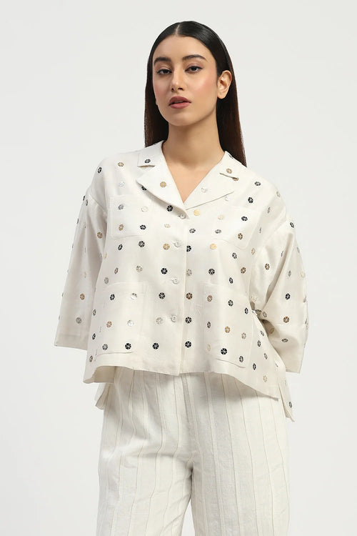 Sequin Dot Top