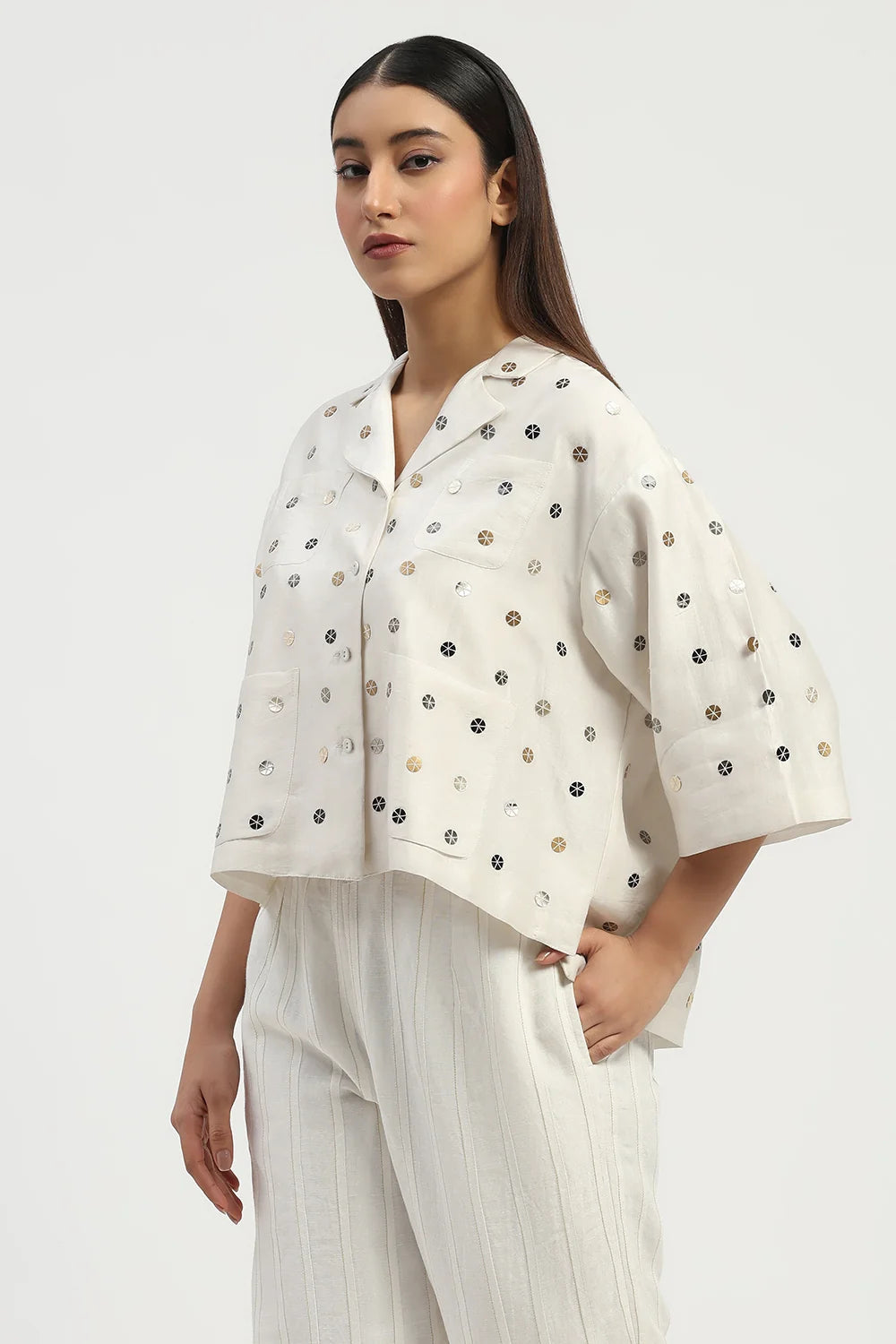 Sequin Dot Top
