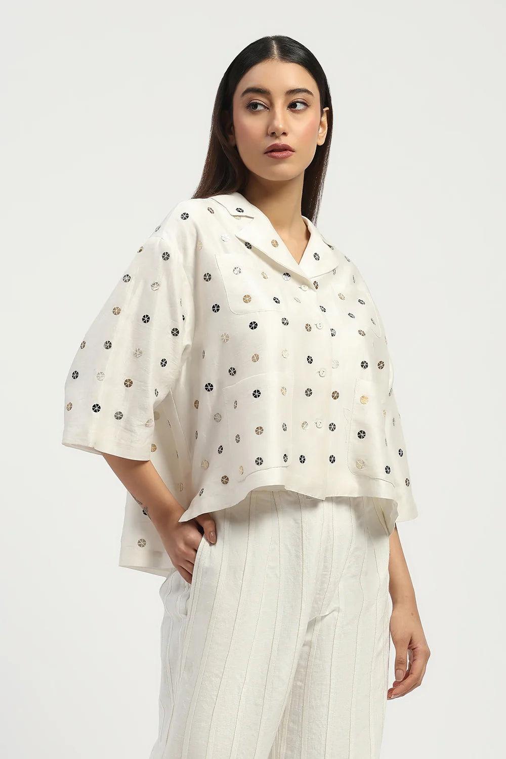 Sequin Dot Top