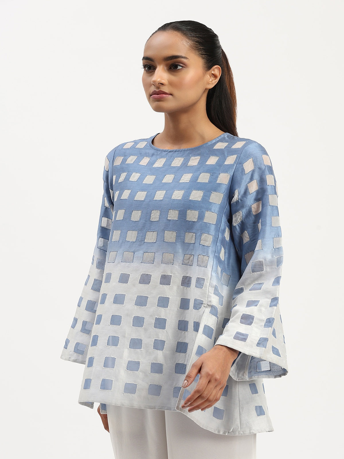 Ombre Cutwork Top