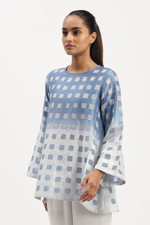Ombre Cutwork Top