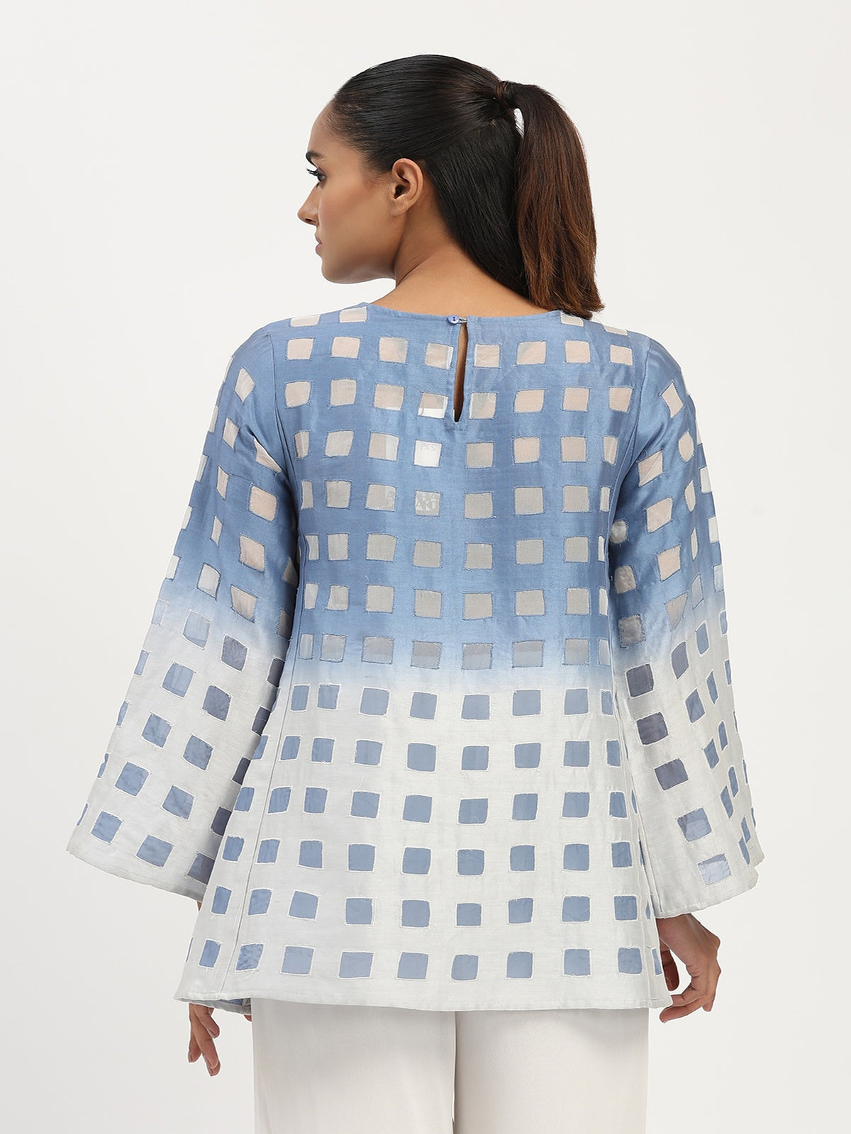Ombre Cutwork Top