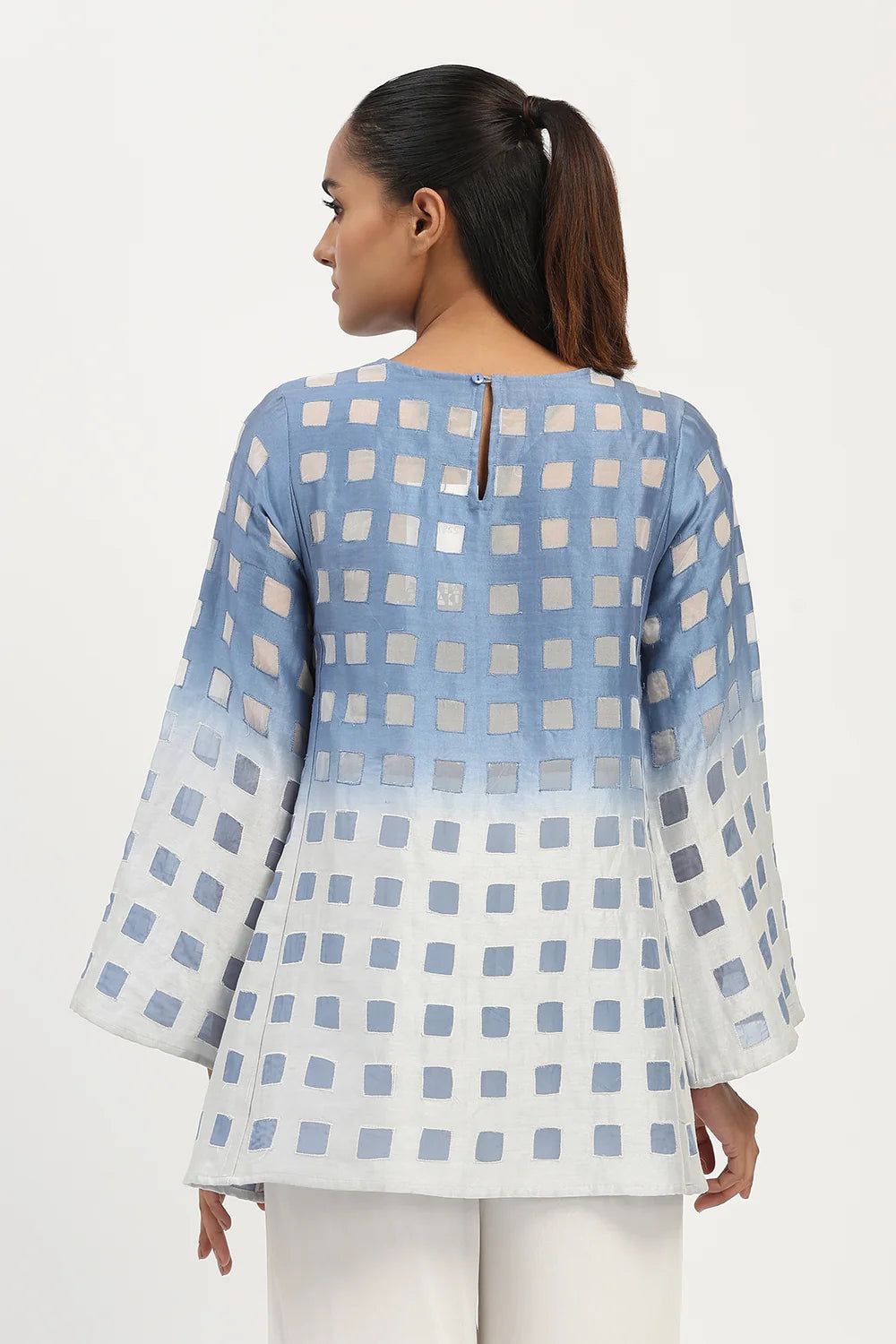 Ombre Cutwork Top