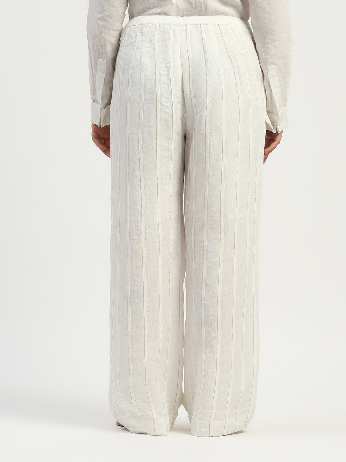 Pleated Linen Trouser
