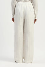 Pleated Linen Trouser