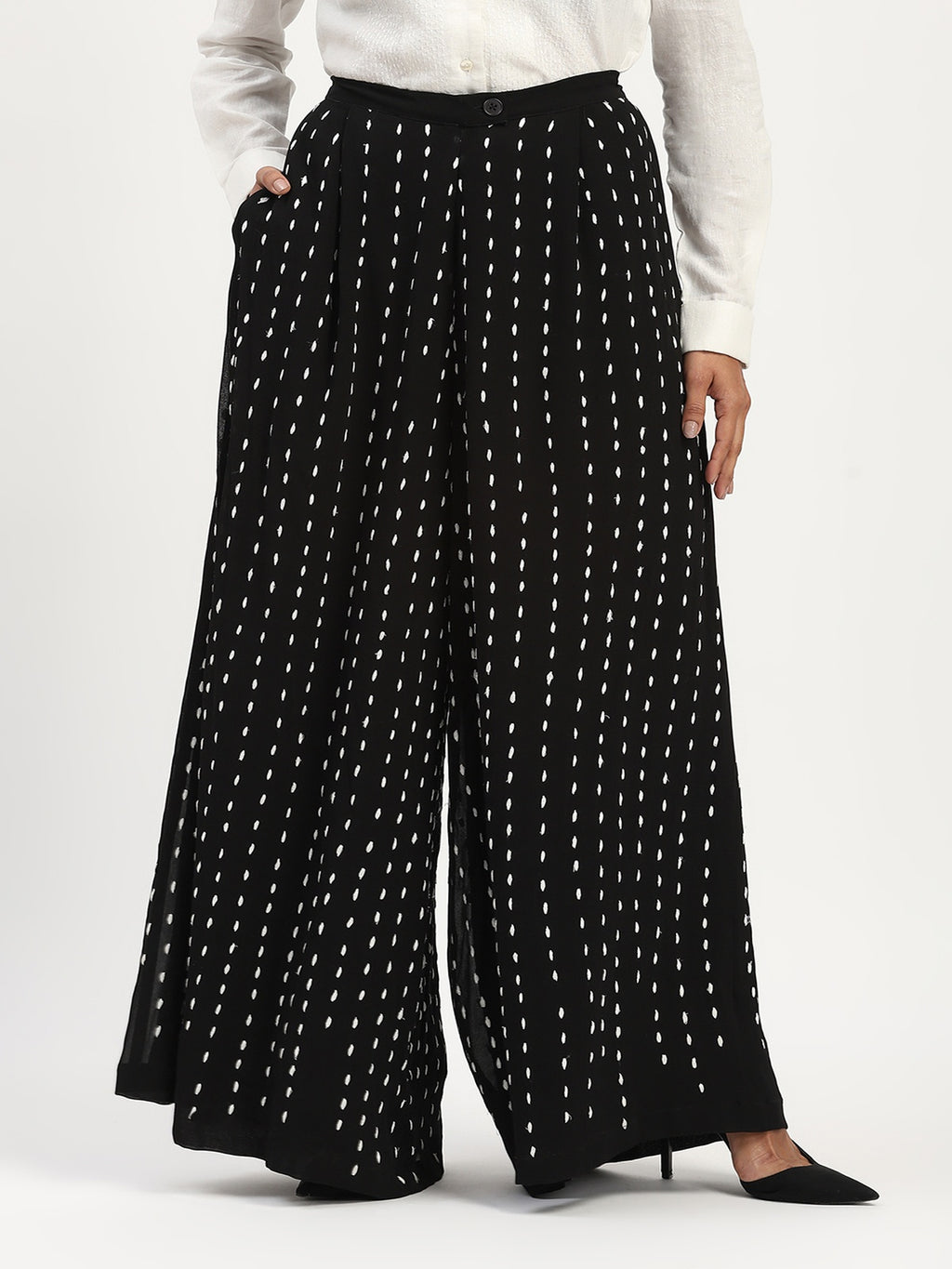 Ombre Stab Stitch Trouser