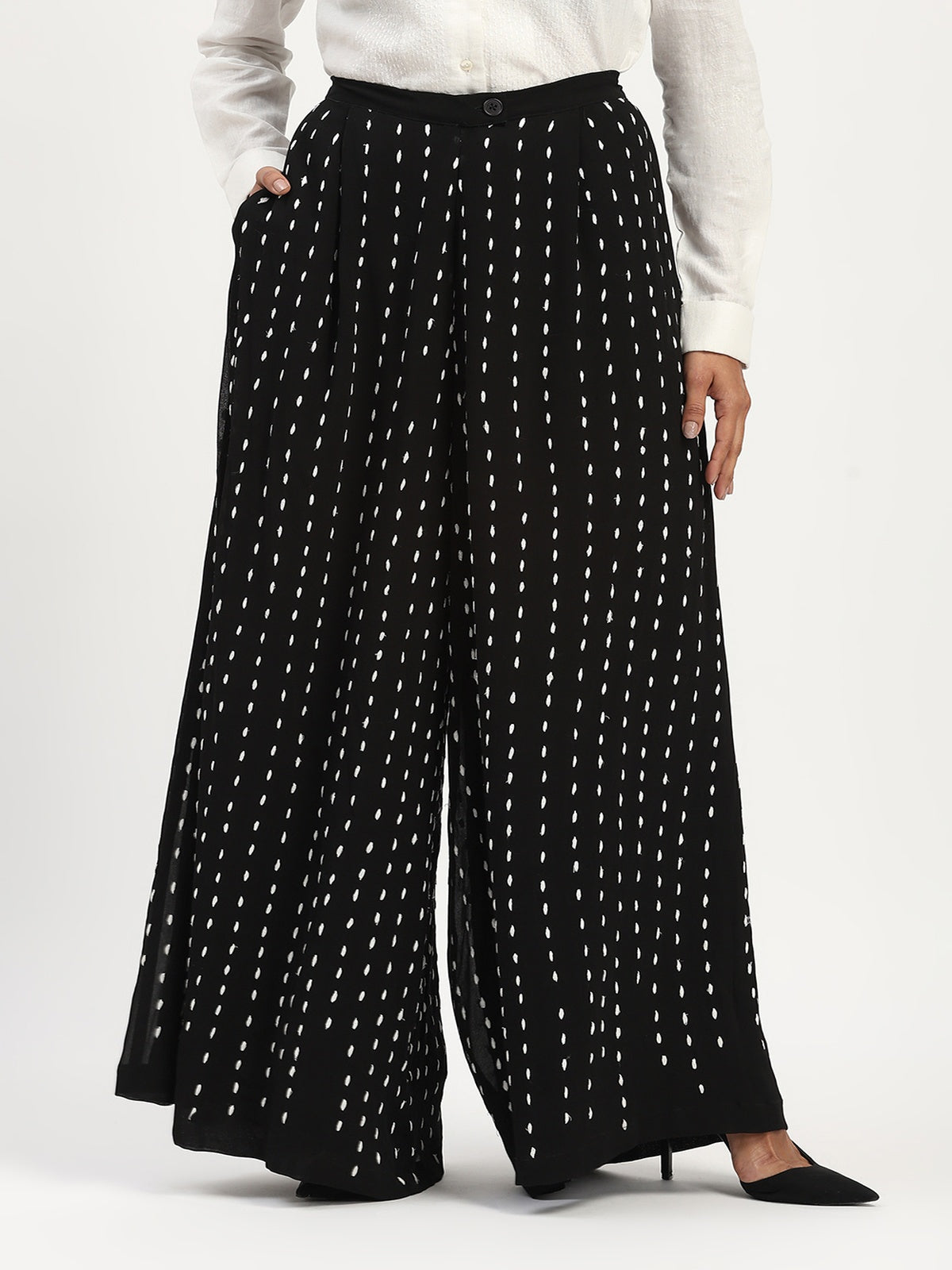 Ombre Stab Stitch Trouser