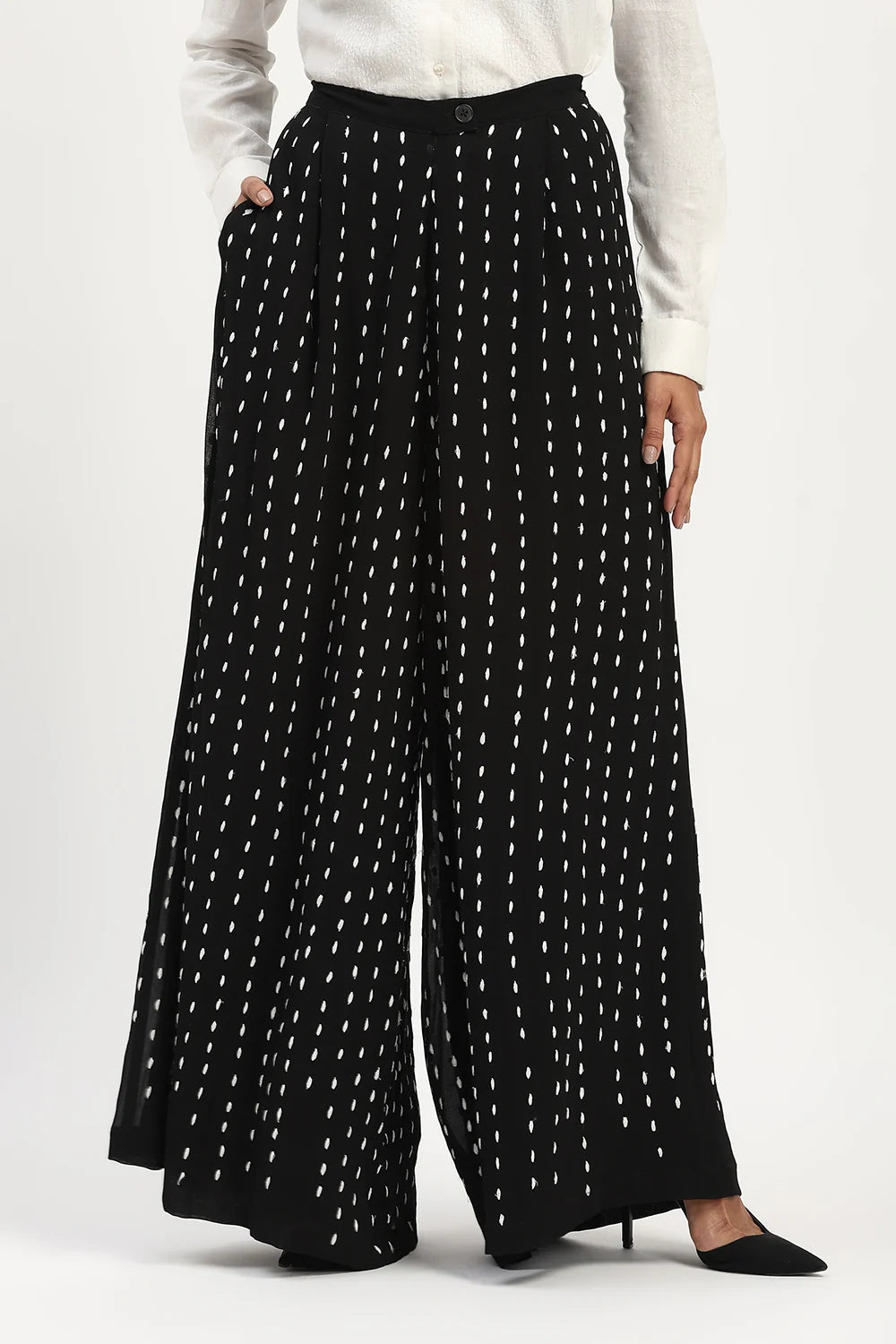 Ombre Stab Stitch Trouser