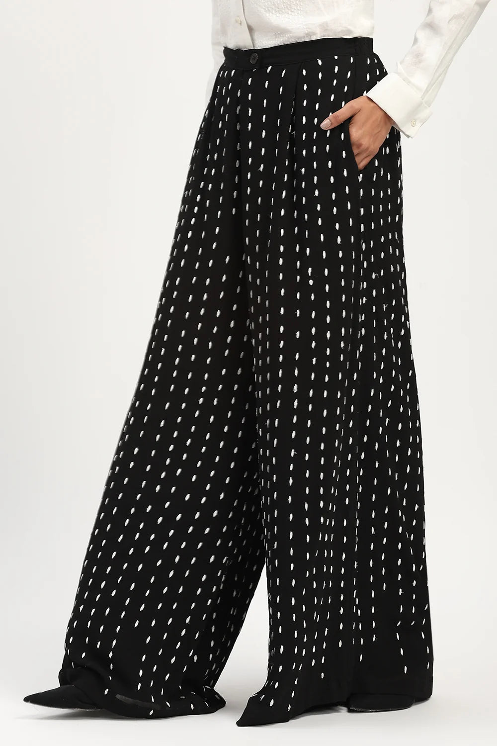 Ombre Stab Stitch Trouser