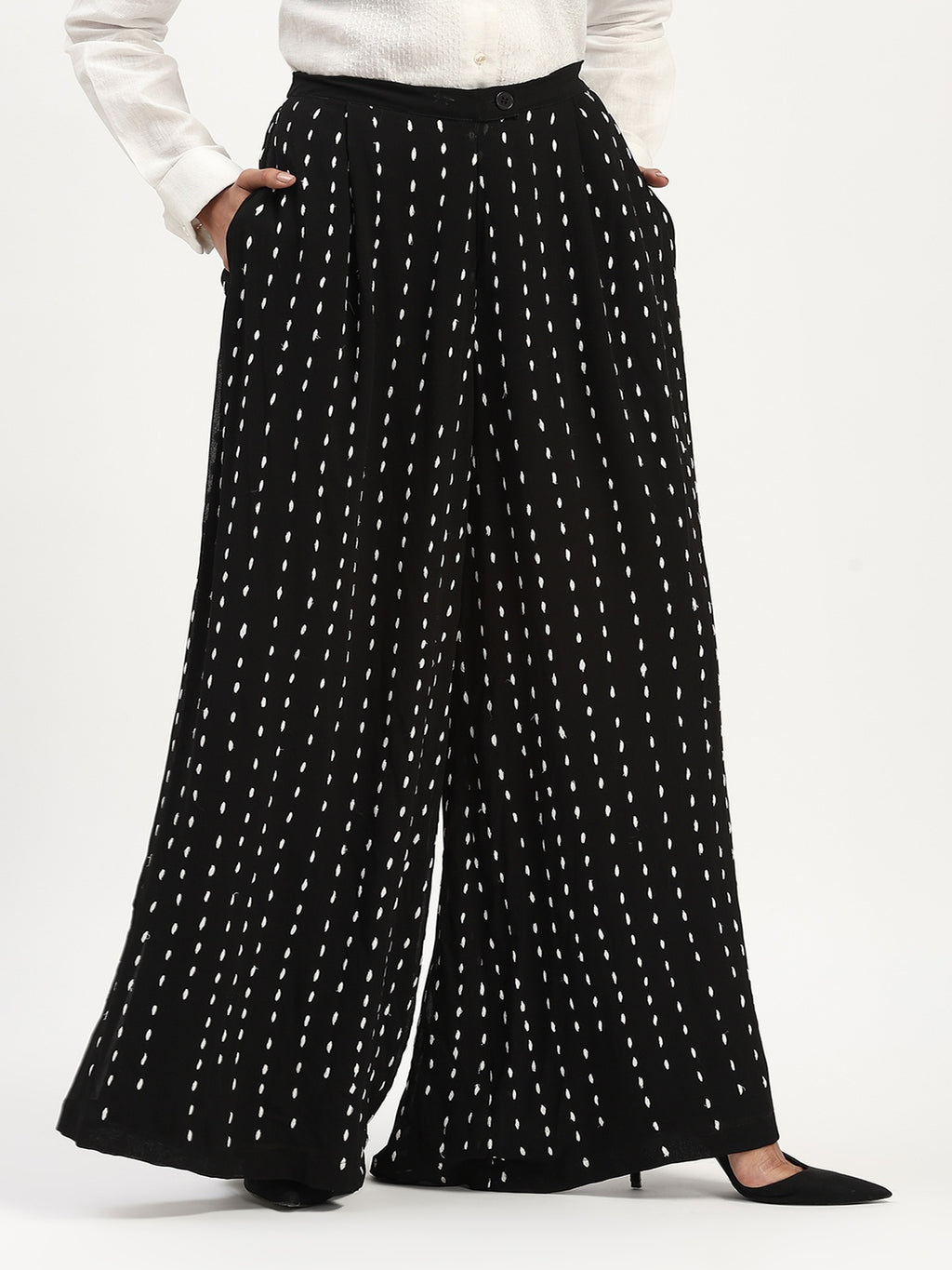 Ombre Stab Stitch Trouser