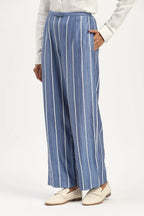 Tape Stripe Trouser Blue