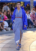 Block printed dress