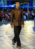 Metallic Foil pintuck Jacket