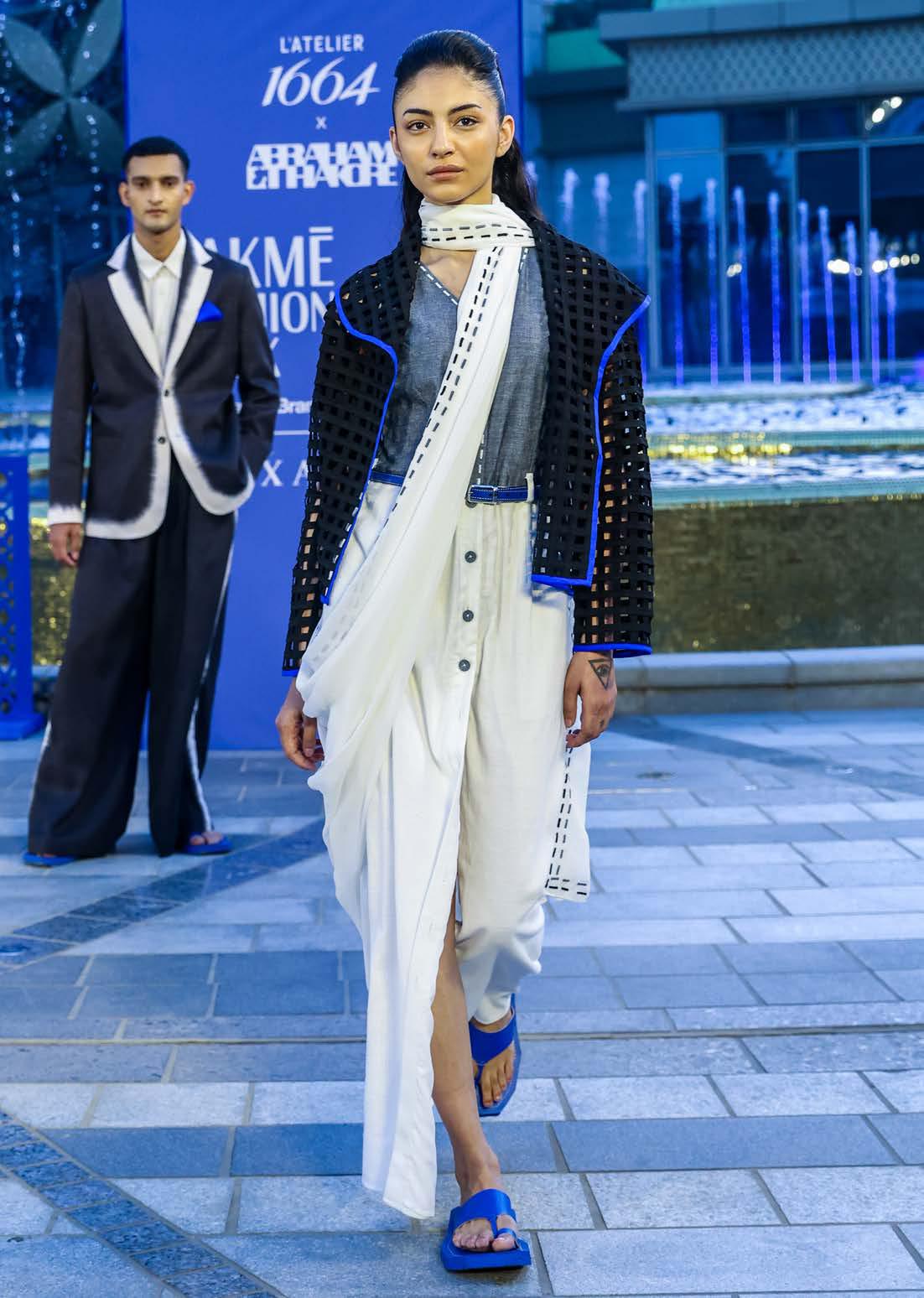 Metallic Foil open weave Jacket