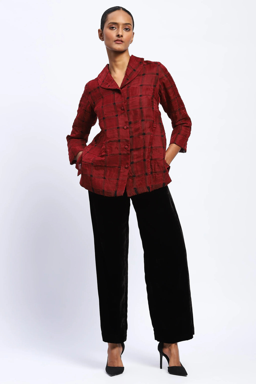 Organza Basket Weave Jacket