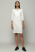 Mother Of Pearl Embroidered Cambric Tunic Ivory