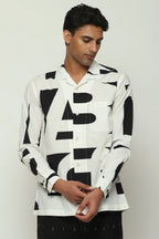Oversized Calligraphy Shirt