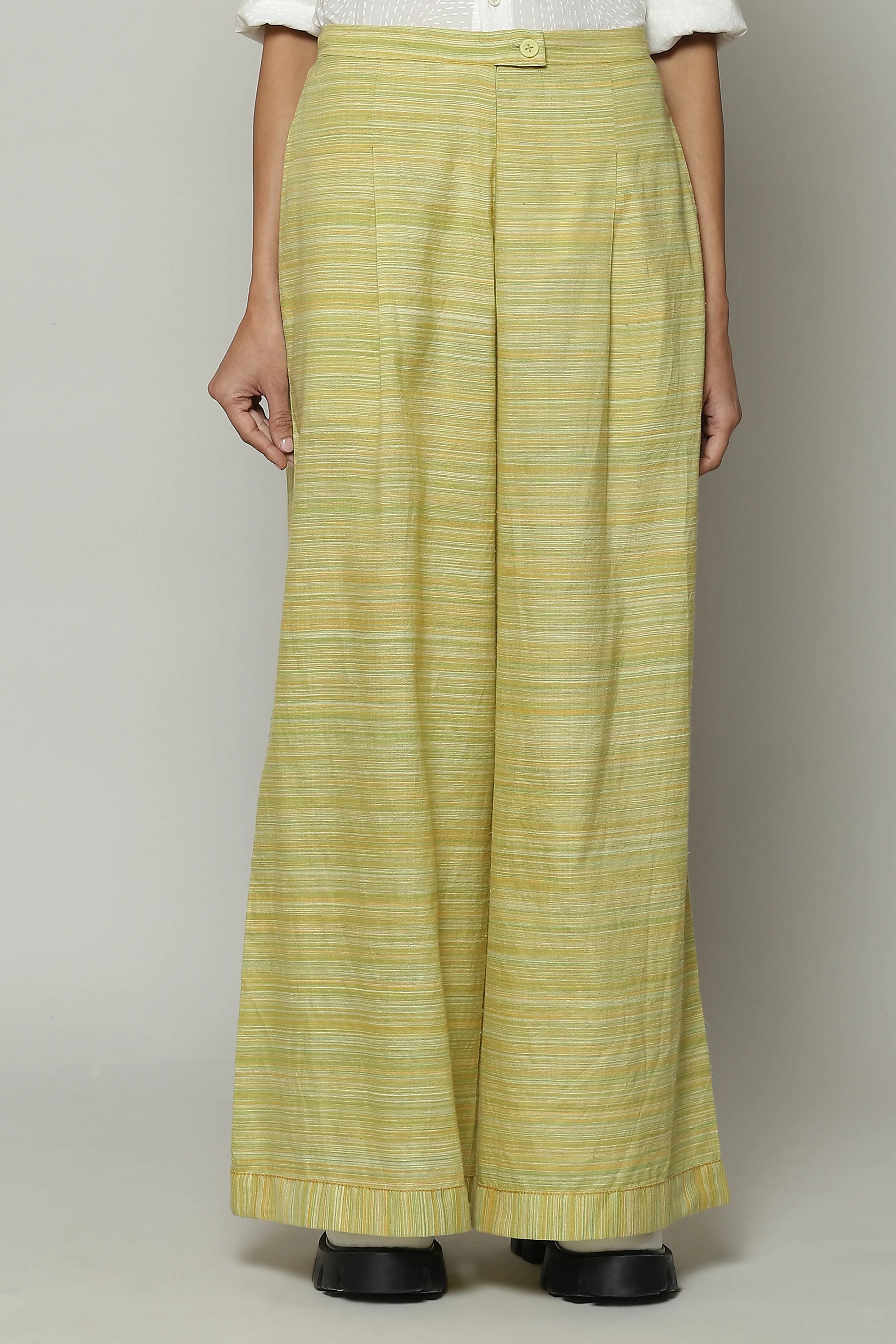 Space Dyed Handspun Handwoven Tencel Palazzo Pant