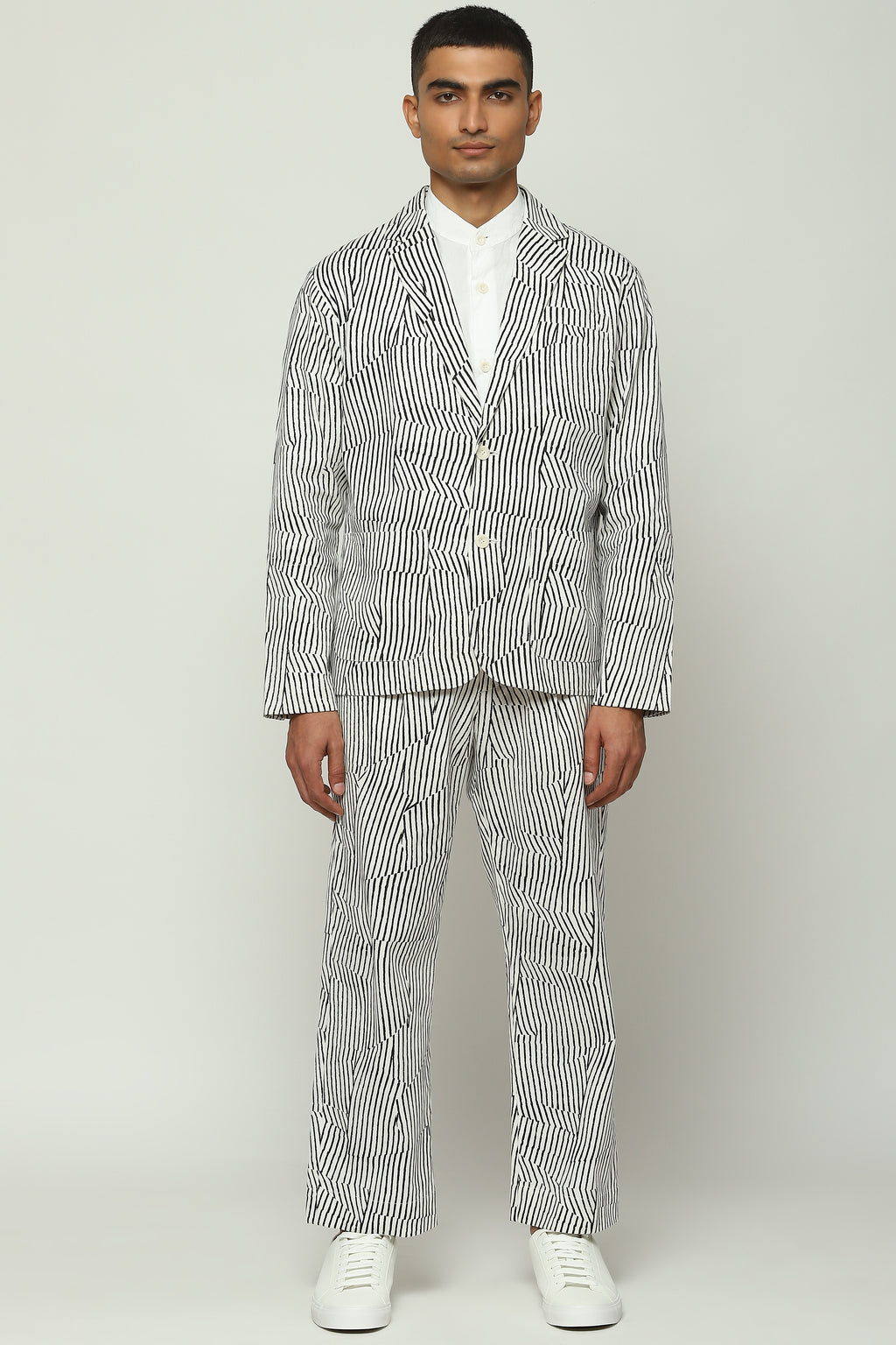 Broken Pinstripes Jacket