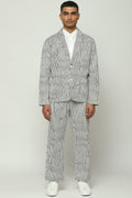 Broken Pinstripes Jacket