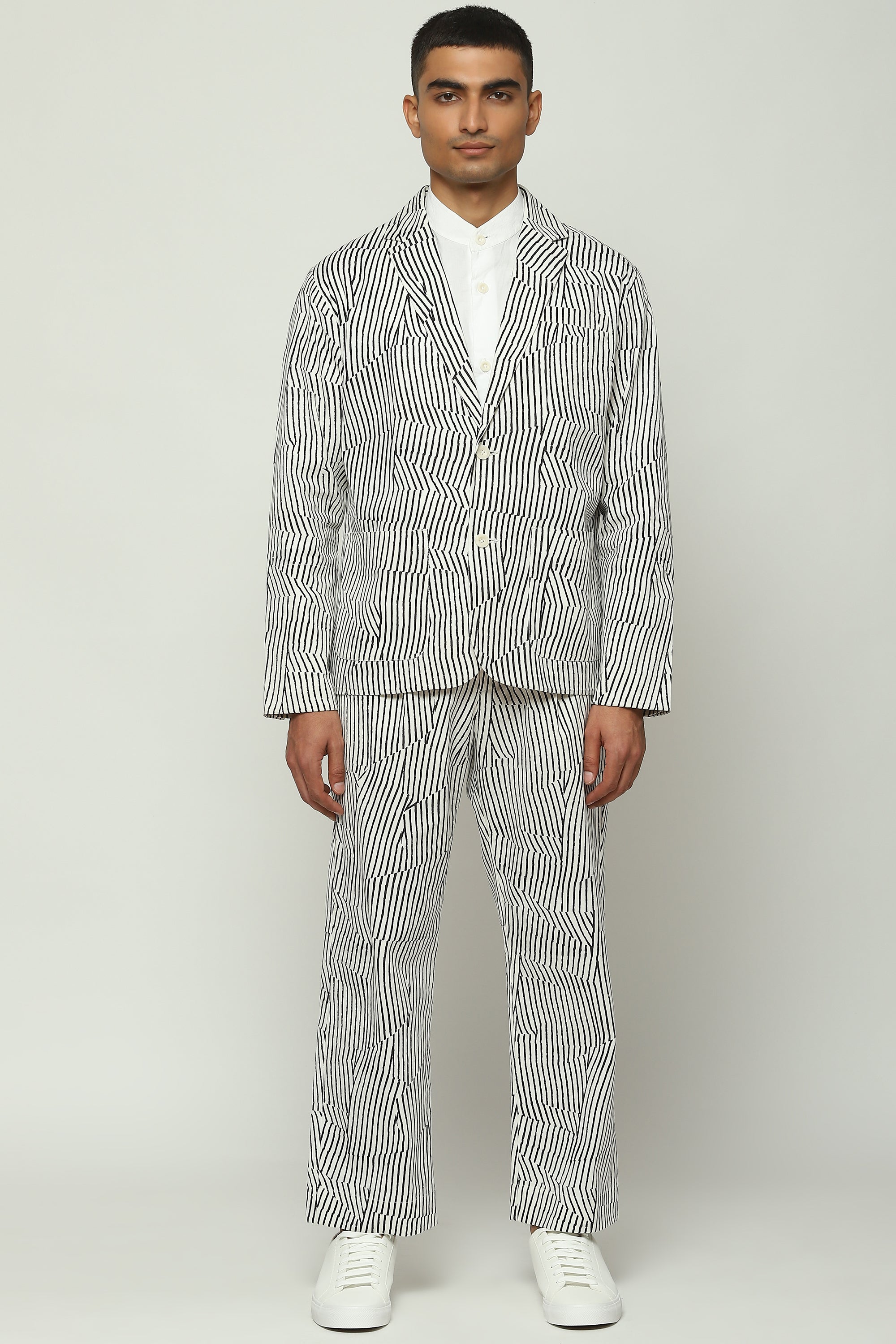Broken Pinstripes Jacket