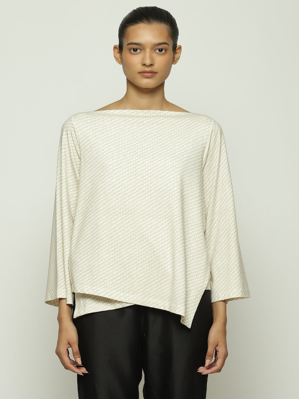 Twill Print Top