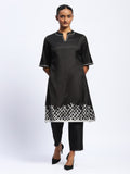 Lattice Ikat Kurta