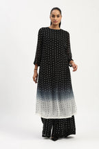 Ombre Stab Stitch Kurta