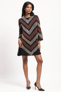Dori Chevron Dress
