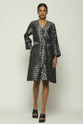 Calligraphy Cutwork Zari Dress