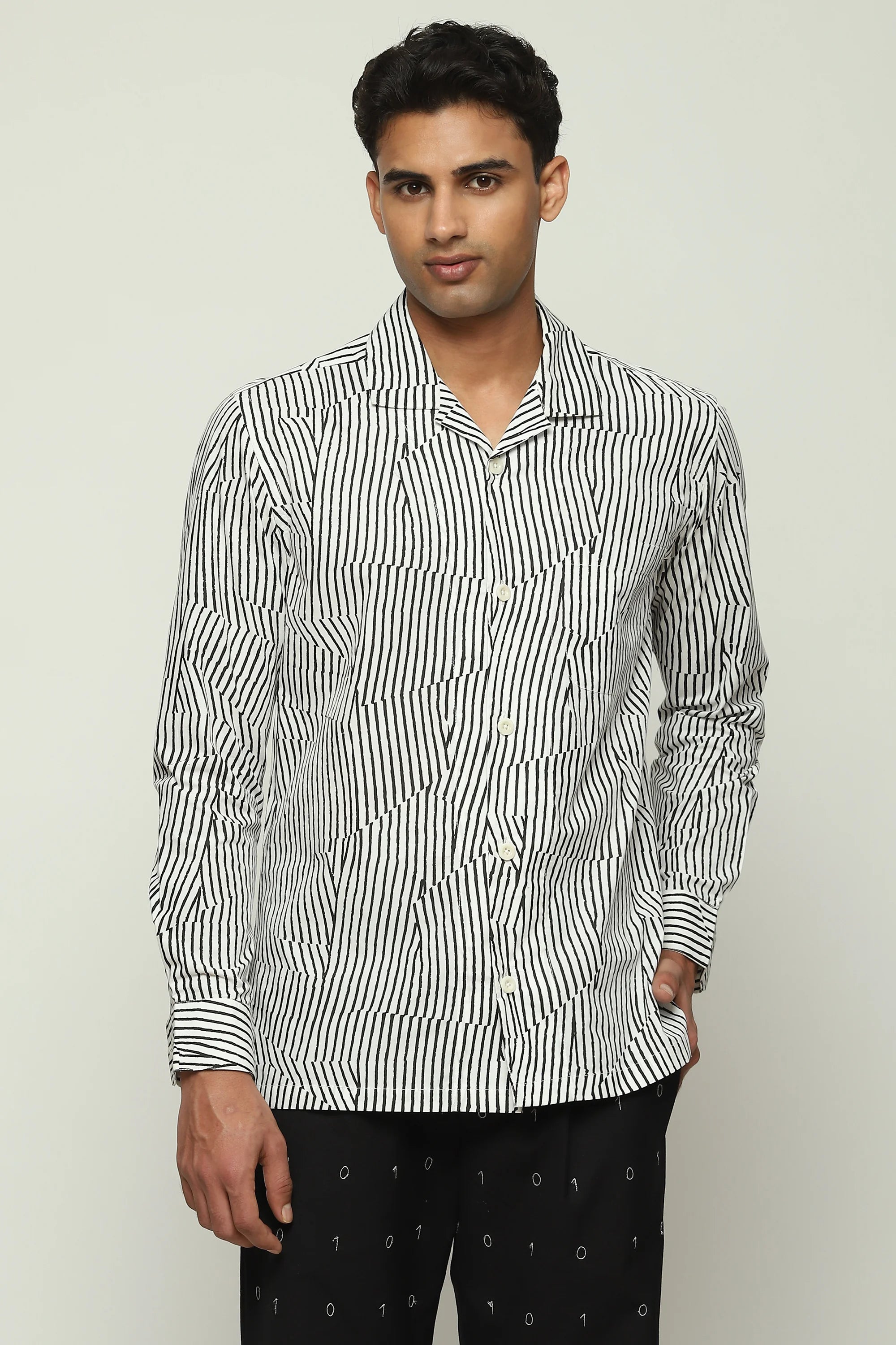 Broken Pinstripes Shirt