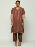 Applique Stripes Kurta