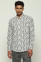 Printed Morse Code Shirt