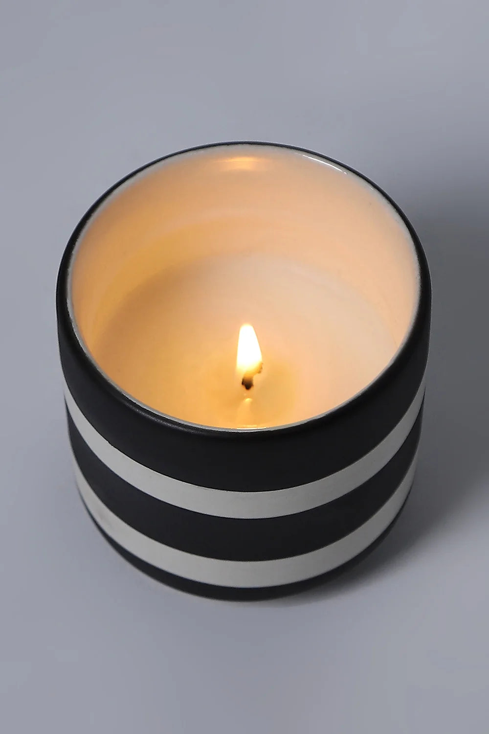 Small Stripe Candle