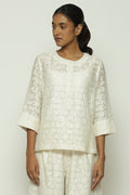 Calligraphy Cutwork Top