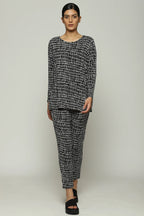 Lattice Print Top