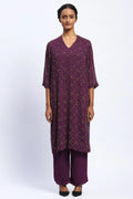 Embroidered Jaali Kurta