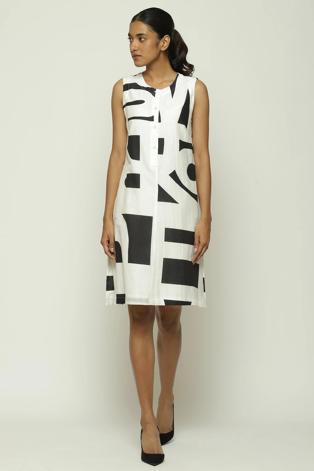 Oversized Calligraphy Tunic