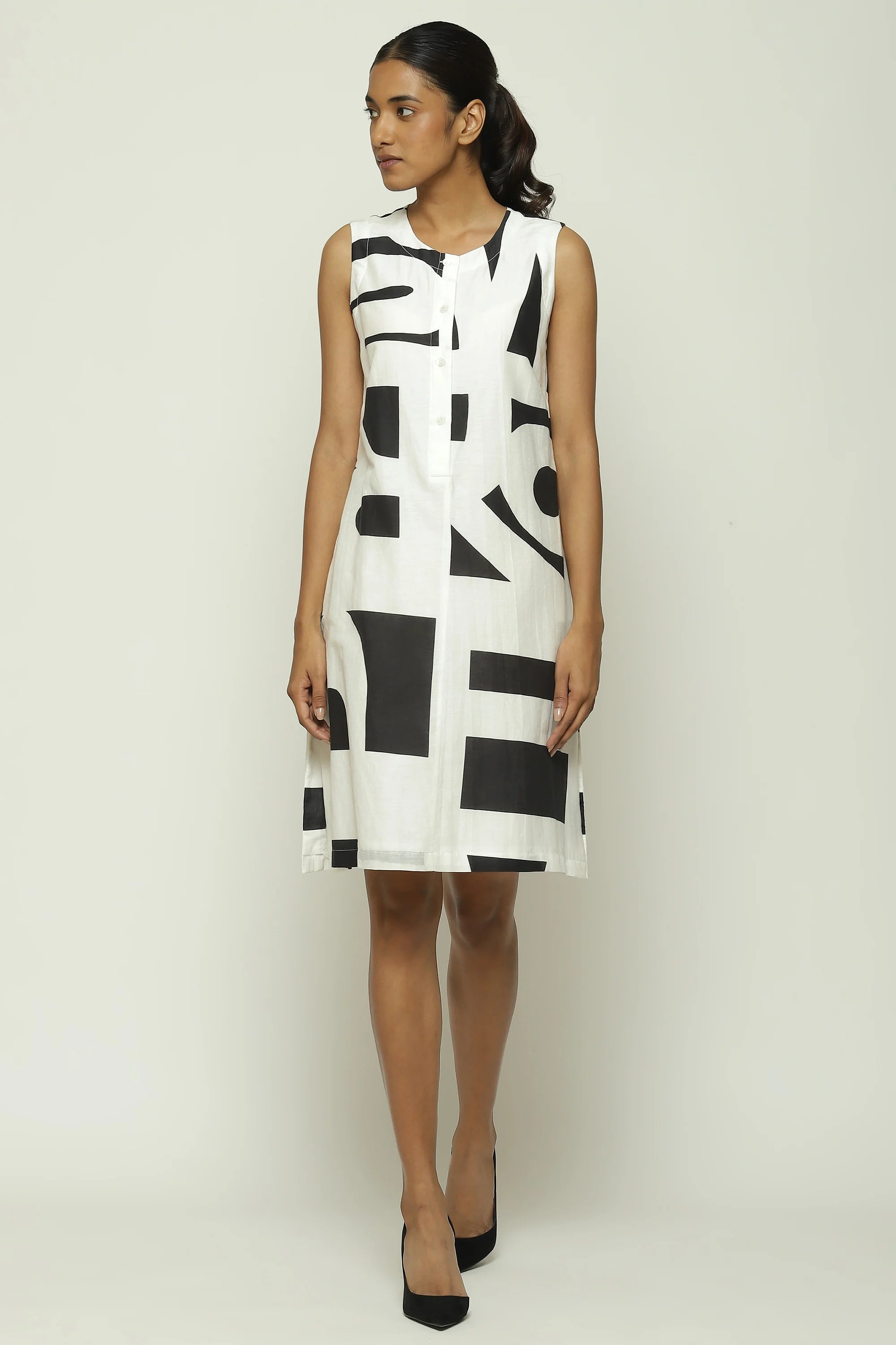 Oversized Calligraphy Tunic