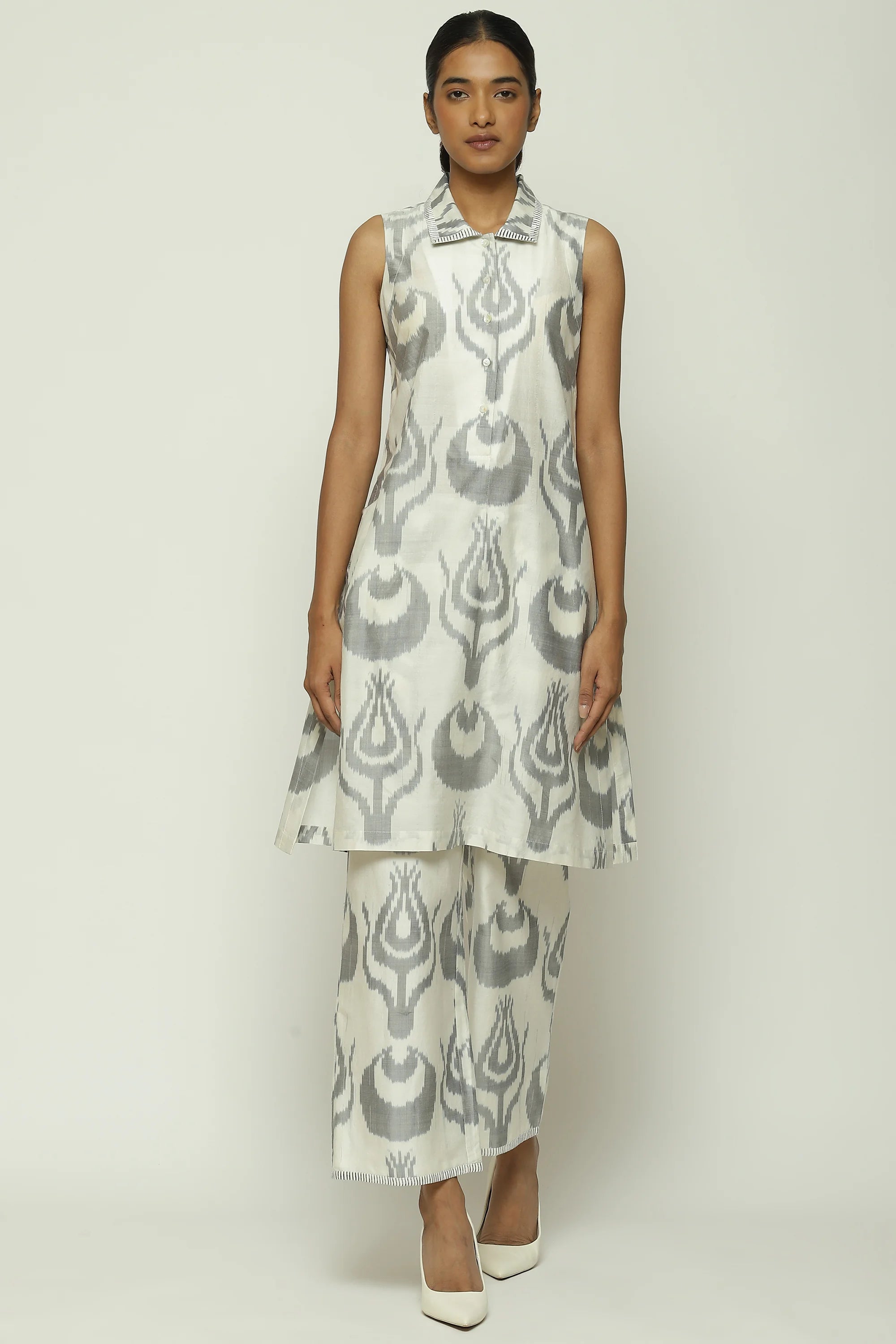 Ikat Ottoman Tulip Dress