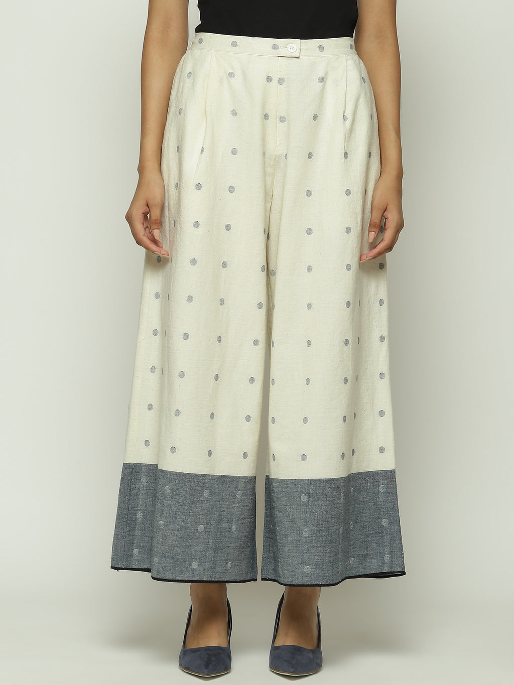 Border Jamdani Dots Trouser