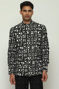 Jaali Calligraphy Shirt