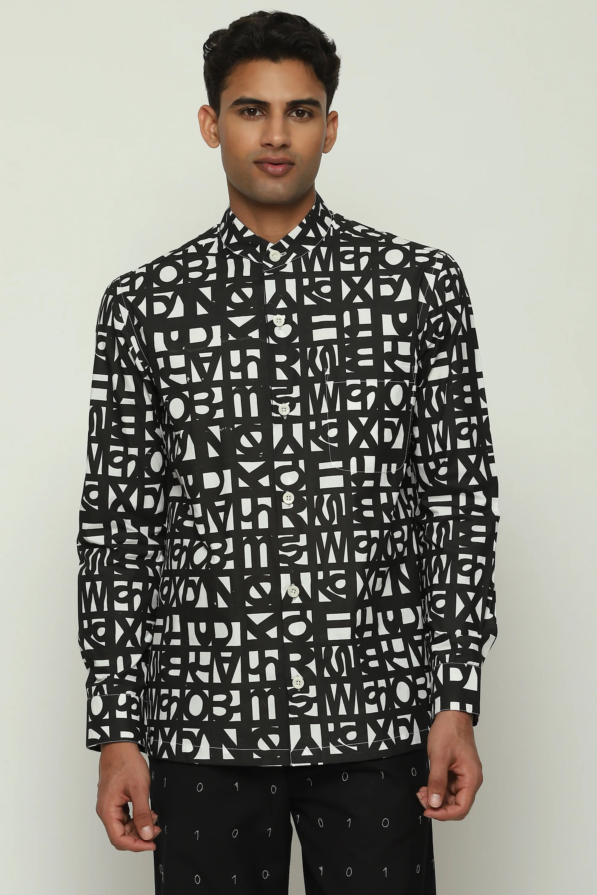 Jaali Calligraphy Shirt